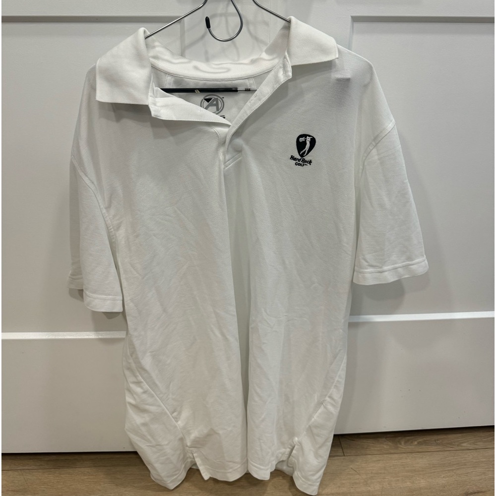 Hard Rock Golf Polo Shirt size L